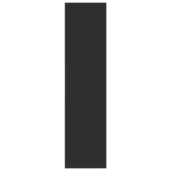 Roupeiro 80x50x200 cm derivados de madeira preto M 5