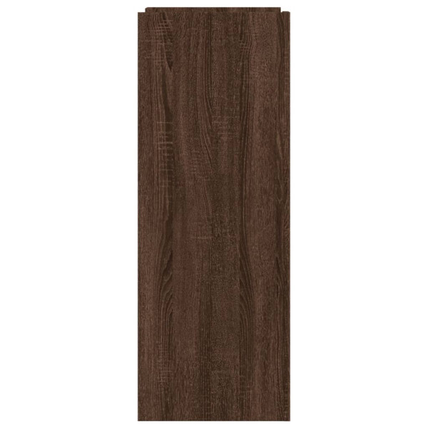 Mueble zapatero madera de ingenería marrón roble 52x37.5x100 cm M 5