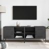 Móveis de TV 2 pcs 68x39x50.5 cm aço preto 3