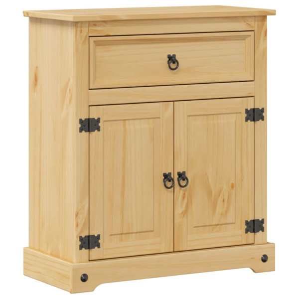 Armario de baño Corona madera maciza de pino 70x33x80 cm M 2