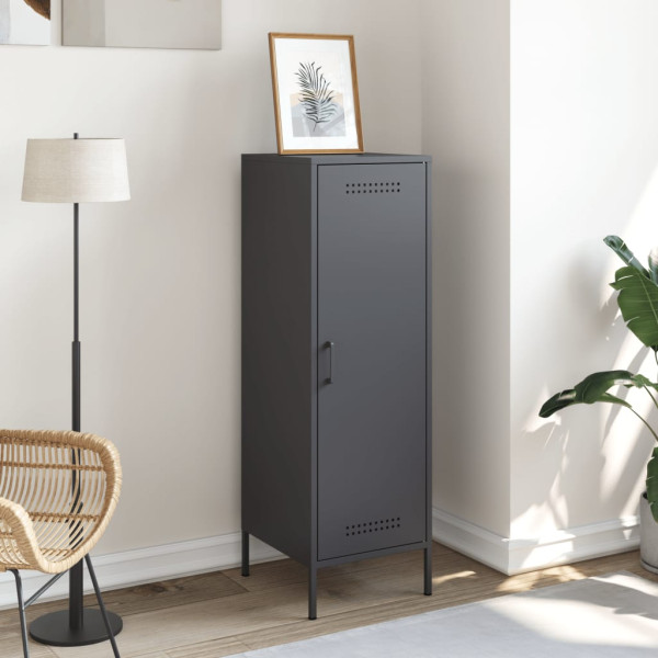 Aparador de acero gris antracita 36x39x113 cm M 3