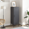 Aparador de acero gris antracita 36x39x113 cm 3