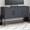 Mueble para TV de acero gris antracita 100.5x39x60.5 cm 1