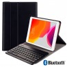 Funda COOL para iPad (2019 / 2020 / 2021) de 10,2 pulg Polipiel Teclado Bluetooth (Negro) 1
