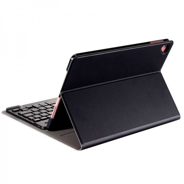 Fundação COOL para iPad (2019 / 2020 / 2021) 10.2 polegadas Polypiel Bluetooth teclado (preto) M 2