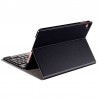Funda COOL para iPad (2019 / 2020 / 2021) de 10,2 pulg Polipiel Teclado Bluetooth (Negro) 2