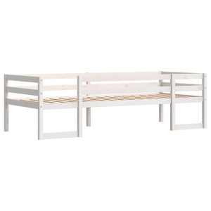 Estructura de cama para niños madera de pino blanco 90x200 cm H
