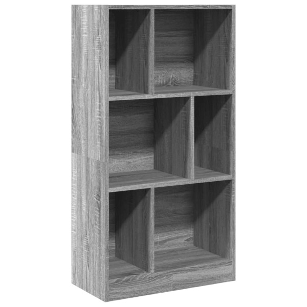 Estantería madera de ingeniería gris Sonoma 57x28.5x107.5 cm M 2