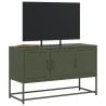 Móvel de TV 100.5x39x60.5 aço verde azeitona 4
