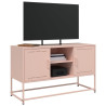 Móvel de TV 100.5x39x60.5 cm aço rosa 4