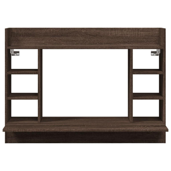 Wall desk madeira madeira carvalho engenharia 105x48x75 cm M 4