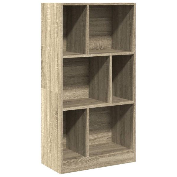 Estantería madera de ingeniería roble Sonoma 57x28.5x107.5 cm M 2