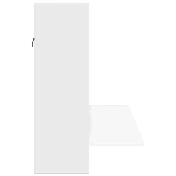 Secretária de parede 105x48x75 cm derivados de madeira branco M 5