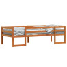 Estructura de cama para niños madera de pino marrón 90x190 cm 4