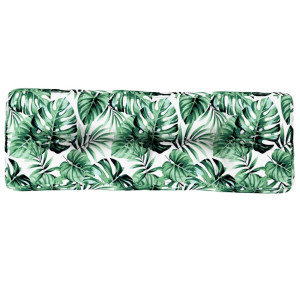 Almofada para palete sofá impresso folha 120x40x12 cm H