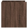 Mesita de noche madera de ingeniería roble marrón 45x50x50 cm 5