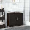 Armario para lavabo madera de ingeniería negro 63x29x55 cm 3