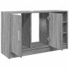 Armario de lavabo madera de ingeniería gris Sonoma 90x29x55 cm 5