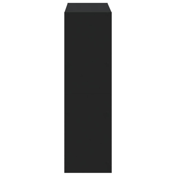 Estante 102x32x108 cm derivados de madeira preto M 5