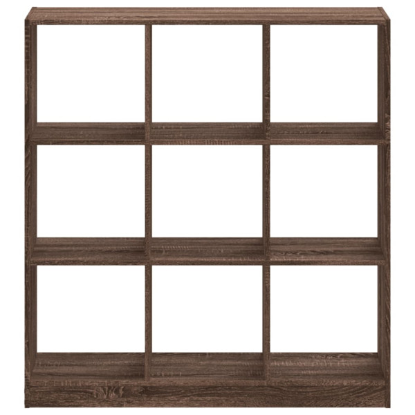 Estantería madera de ingeniería marrón roble 102x32x108 cm M 4