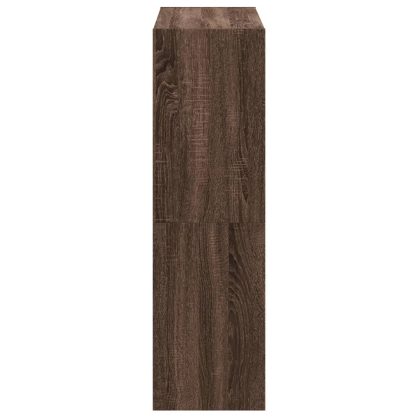 Estante 102x32x108 cm derivados de madeira carvalho castanho M 5