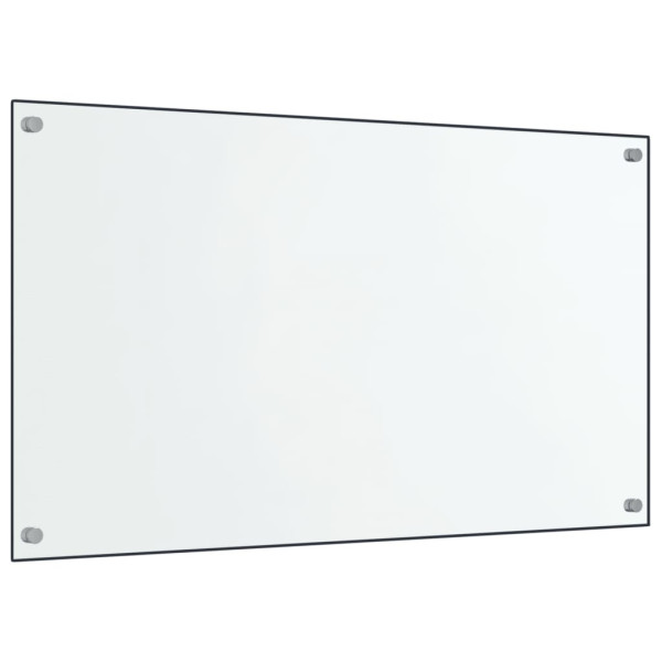 Salpicaderos cocina 2 uds vidrio templado transparente 70x40 cm M 4