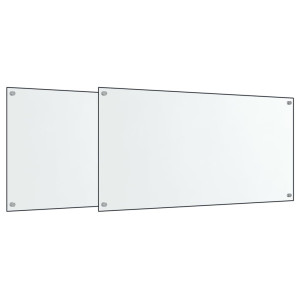 Painéis anti-salpicos de cozinha 2 pcs 80x60 cm vidro temp. H