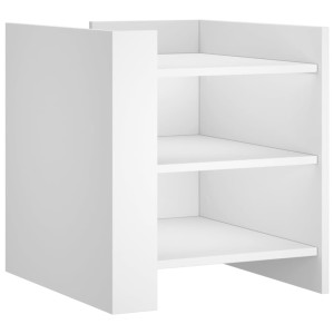 Mesa cabeceira 45x50x50 cm derivados de madeira branco H