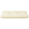 Almofadão para sofá de paletes 80x40x12 cm tecido creme 5