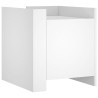 Mesa cabeceira 45x50x50 cm derivados de madeira branco 2