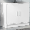 Armario para lavabo madera de ingeniería blanco 63x29x55 cm 1
