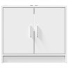 Armario para lavabo madera de ingeniería blanco 63x29x55 cm 4