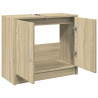 Armario de lavabo madera de ingeniería roble Sonoma 63x29x55 cm 5
