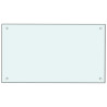 Salpicaderos de cocina 2 uds vidrio templado blanco 70x50 cm 3