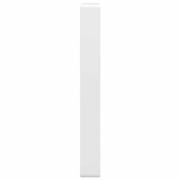 Soportes estante de lavabo 2 unidades trapecio acero blanco M 5