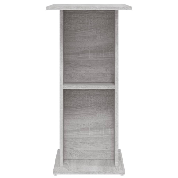 Soporte de acuario madera ingeniería gris Sonoma 60.5x36x72.5cm M 5
