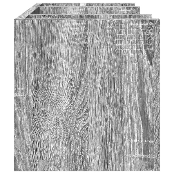 Organizador escritorio madera ingeniería gris 44.5x24x25 cm M 5