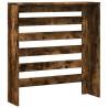Cubierta de radiador madera ingeniería roble ahumado 78x20x82cm 5