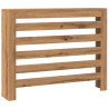 Cubierta de radiador madera color roble artesano 104x20x82 cm 2