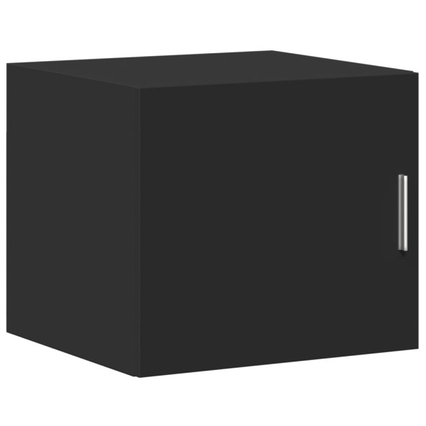 Armario de pared madera de ingeniería negro 45x42.5x40 cm M 2