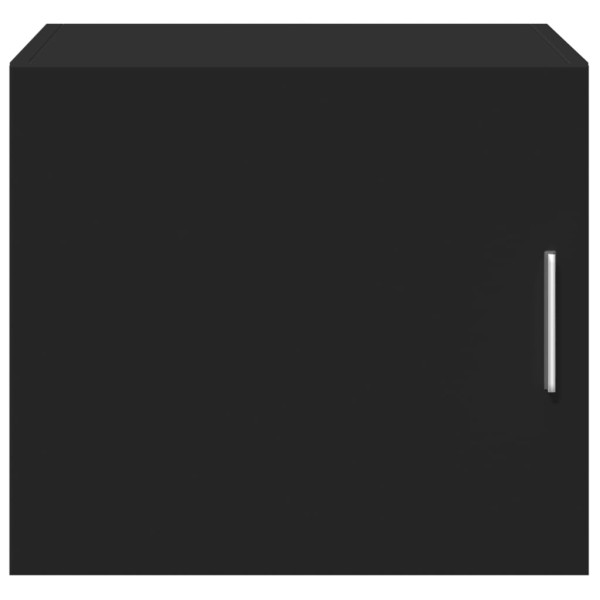Armario de pared madera de ingeniería negro 45x42.5x40 cm M 4