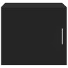 Armario de pared madera de ingeniería negro 45x42.5x40 cm 4