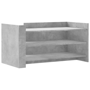 Mesa de centro madera de ingeniería gris hormigón 100x50x50 cm H