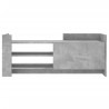 Mueble para TV contrachapada gris hormigón 100x35x40 cm 4