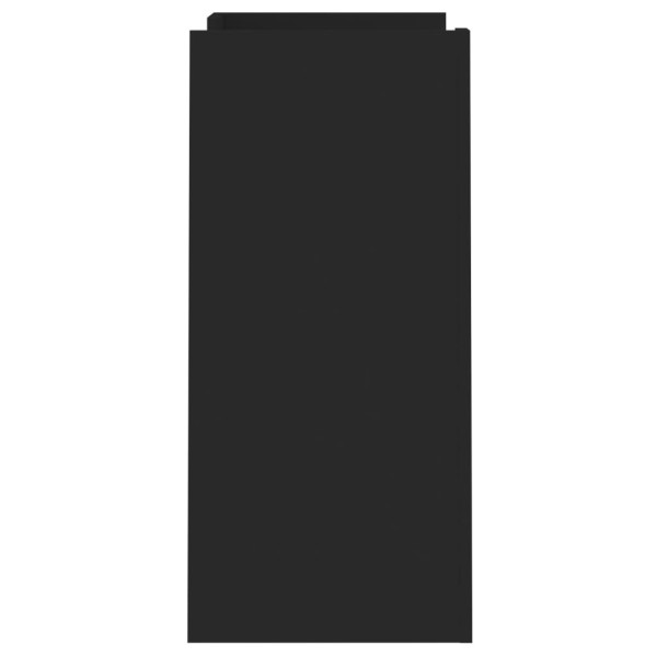 Aparador de madera de ingeniería negro 73.5x35x75 cm M 5