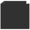 Prateleira de parede 100x35x30.5 cm derivados de madeira preto 5