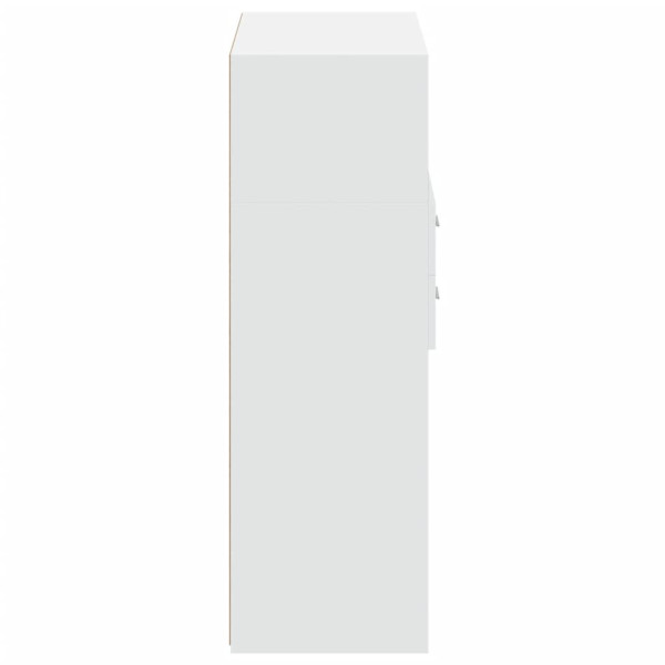 Armário alto 80x42.5x124 cm derivados de madeira branco M 5