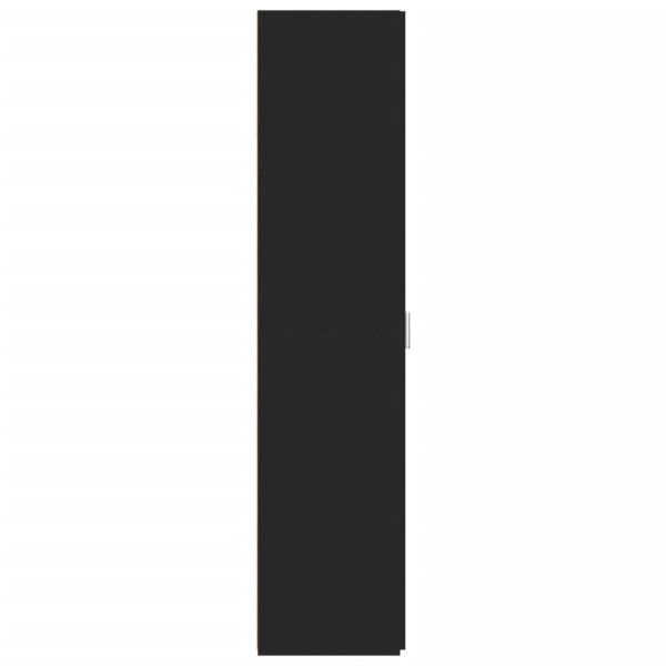 Aparador de madera de ingeniería negro 30x42.5x185 cm M 5