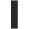 Aparador de madera de ingeniería negro 30x42.5x185 cm 5
