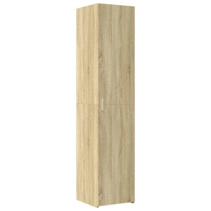 Aparador de madera de ingeniería roble Sonoma 40x42.5x185 cm H
